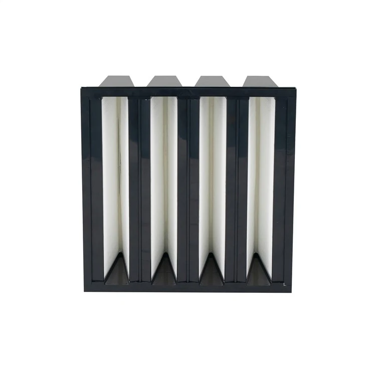 Filtro HEPA de marco ABS V Bank