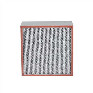 Filtro HEPA separador resistente a altas temperaturas